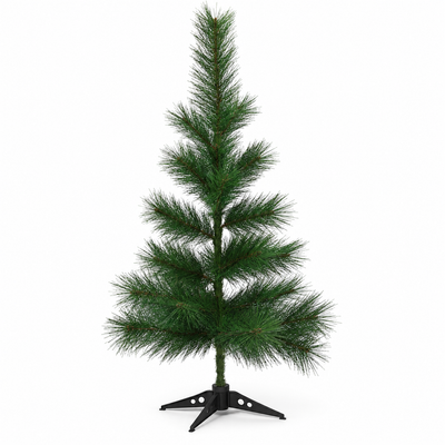 0.9m Green Artificial Christmas Tree with Stand | Mr Panda