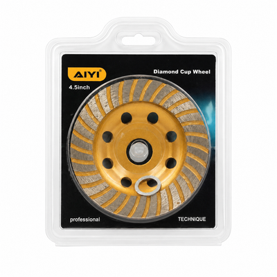 AIYI 4.5-Inch Turbo Diamond Cup Grinding Wheel