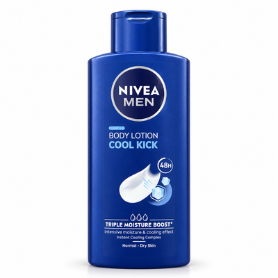 NIVEA MEN Cool Kick Body Lotion 400ml | MrPanda