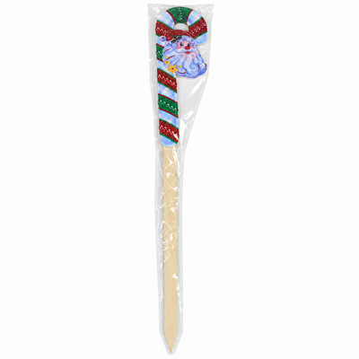 Santa Candy Cane Christmas Decorative Stake | Mr Panda