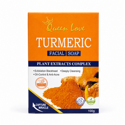 Queen Love Turmeric Facial Soap – 100g