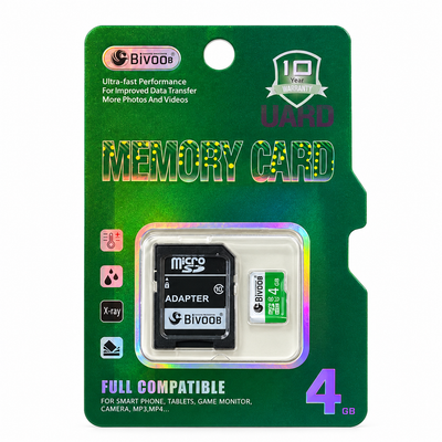 Bivoob 4GB MicroSD Card with SD Adapter | Mr Panda