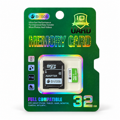BIVOOB 32GB microSD Memory Card with SD Adapter | Mr Panda