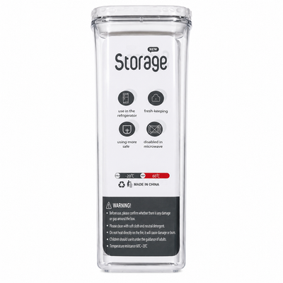 Storage Food Container (Tall Rectangular Airtight Container)