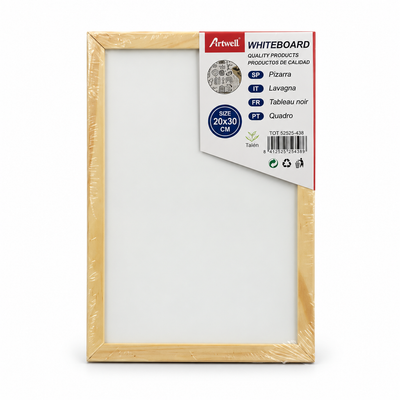 Artwell Wooden Frame Whiteboard – 20 x 30cm