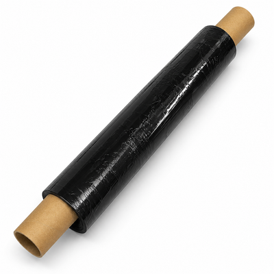 Black Pallet Stretch Wrap Roll