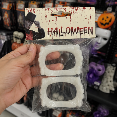 Halloween Vampire Fangs – 2 Pair Costume Teeth Set