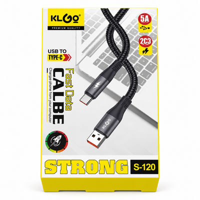 KLOO S-120 5A USB to Type-C Braided Cable | Mr Panda