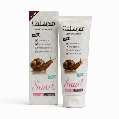 Collagen Deep Cleansing Snail Scrub Cream 150ml
