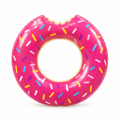 Pink Donut Inflatable Swimming Ring 60 cm | Mr Panda