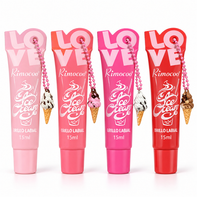 Rimocoo Ice Cream Lip Gloss with Charm – 15ml