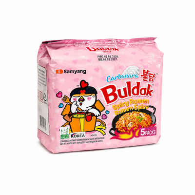 Samyang Buldak Carbonara Spicy Ramen – 5 × 130g