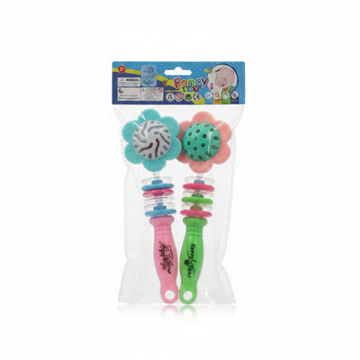 2-Piece Baby Rattle Set