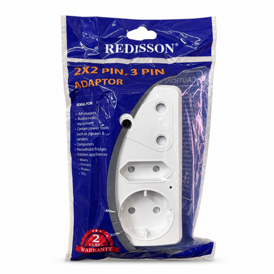 REDISSON R-21 3-Way 2-Pin and 3-Pin Adaptor
