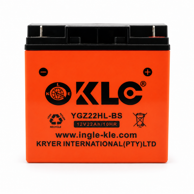 KLC YGZ22HL-BS 12V 22Ah Motorcycle Battery