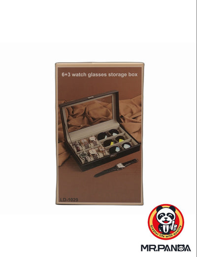 6+3 Watch and Glasses Storage Box