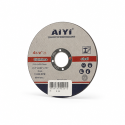 AIYI 115 x 1 x 22.23mm Stainless Steel & Metal Cutting Disc 4.5 Inch Abrasive Cut-Off Wheel