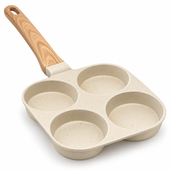 19cm Square 4-Cup Breakfast Frying Pan | MrPanda