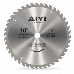 AIYI 10-Inch 40T TCT Wood Saw Blade – 250mm