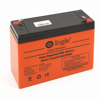 Ingle DG12-7.5 12V 7.5Ah Rechargeable GEL Battery