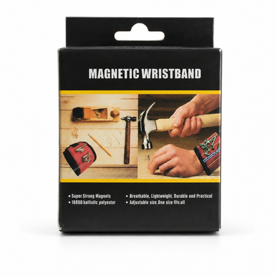 Adjustable Magnetic Tool Wristband for Screws & Nails