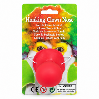 Honking Clown Nose – Red Musical Costume Nose