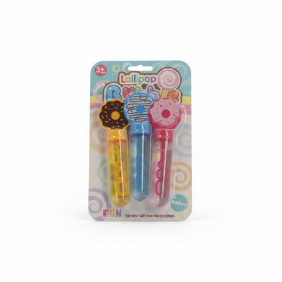 Lollipop Bubble Set x 3 Burbujeros Candy