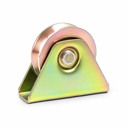 70mm Heavy-Duty Gate Pulley Wheel with Steel Bracket