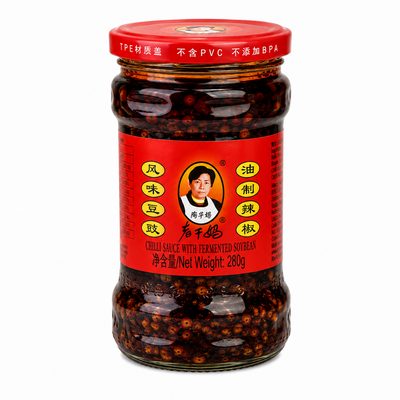 Lao Gan Ma Chilli Sauce with Fermented Soybean 280g