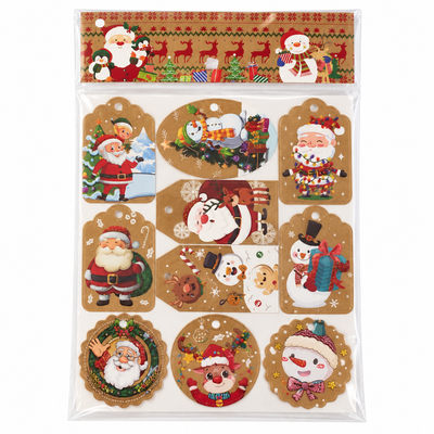 Christmas Gift Tags 10 Pack – Festive Designs | Mr Panda