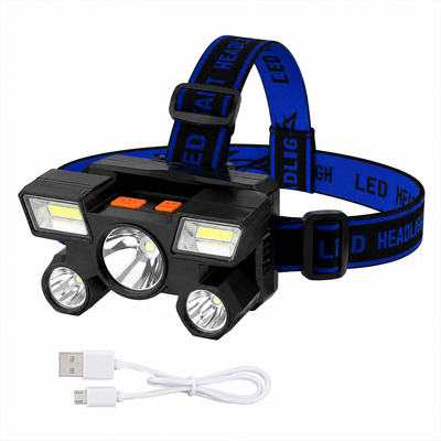Rechargeable LED Headlamp USB Charging | High Power LED Torch
