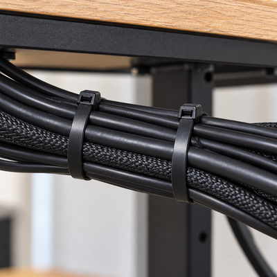 Black Cable Ties 6 x 500mm 50 Pack | Mr Panda