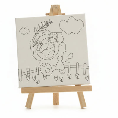 Pre-Printed Kids Canvas Painting Kit