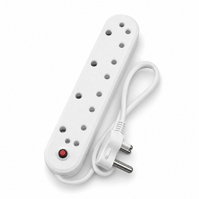 Redisson 4-Way Extension Multi-Plug – White | MrPanda