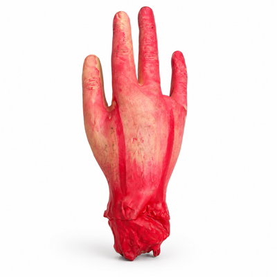 Halloween Severed Hand Prop – Red