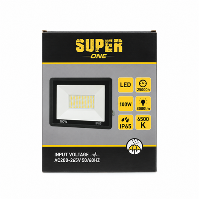 Super One 100W LED Floodlight – 8000LM IP65 Outdoor Light
