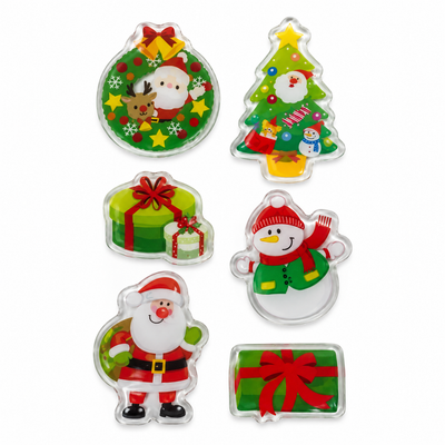 Christmas Jelly Window Stickers 6 Piece Set | Mr Panda