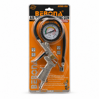 BERONA AY001-010 Air Tyre Inflating Gun with Gauge