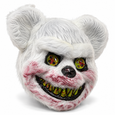Bloody White Rabbit Halloween Mask | Horror Costume