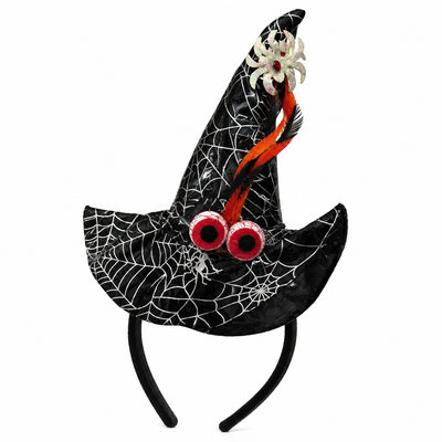 Halloween Spider Witch Hat Headband