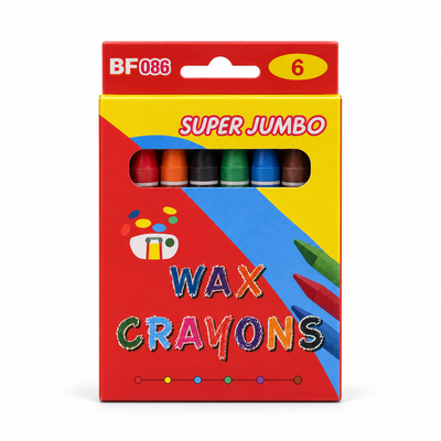 use main template Super Jumbo Wax Crayons – 6 Piece Set