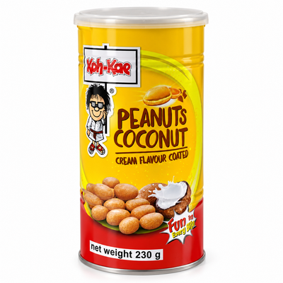 Koh-Kae Coconut Cream Flavour Coated Peanuts 230g