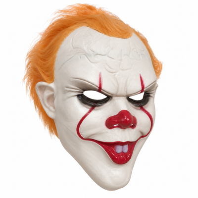 Scary Horror Clown Full-Head Halloween Mask