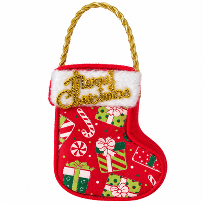 Red Christmas Stocking candy box | Mr Panda