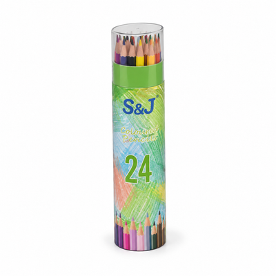 S&J Wood-Free Colored Pencils
