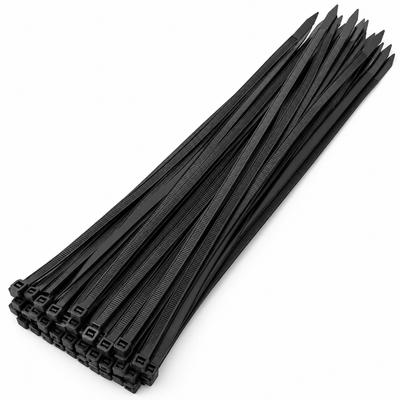 Black Cable Ties 8 × 650mm 50 Pack | Mr Panda