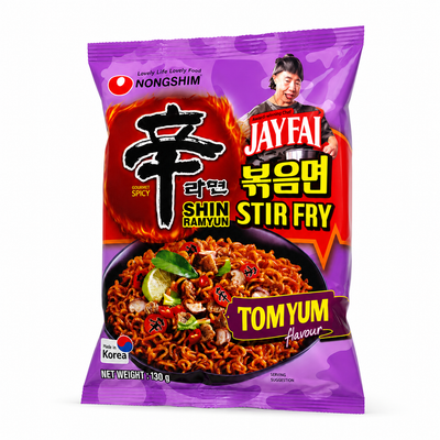 Nongshim Shin Ramyun Stir Fry Tomyum Noodles 130g