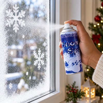 Artificial Snow Spray for Christmas Decorations