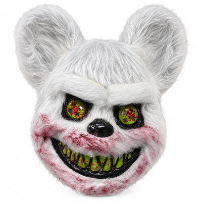 Bloody White Rabbit Halloween Mask | Horror Costume