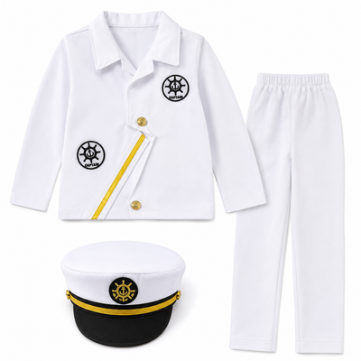 Kids Shipmaster Captain Costume Set
